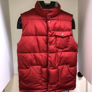 GAP Kids boys XXL Puffer Vest RED